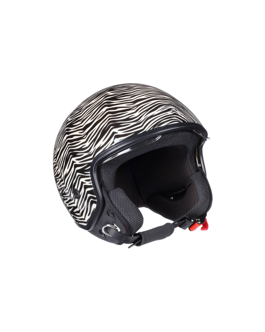 Zebra Scooter Helmpie
