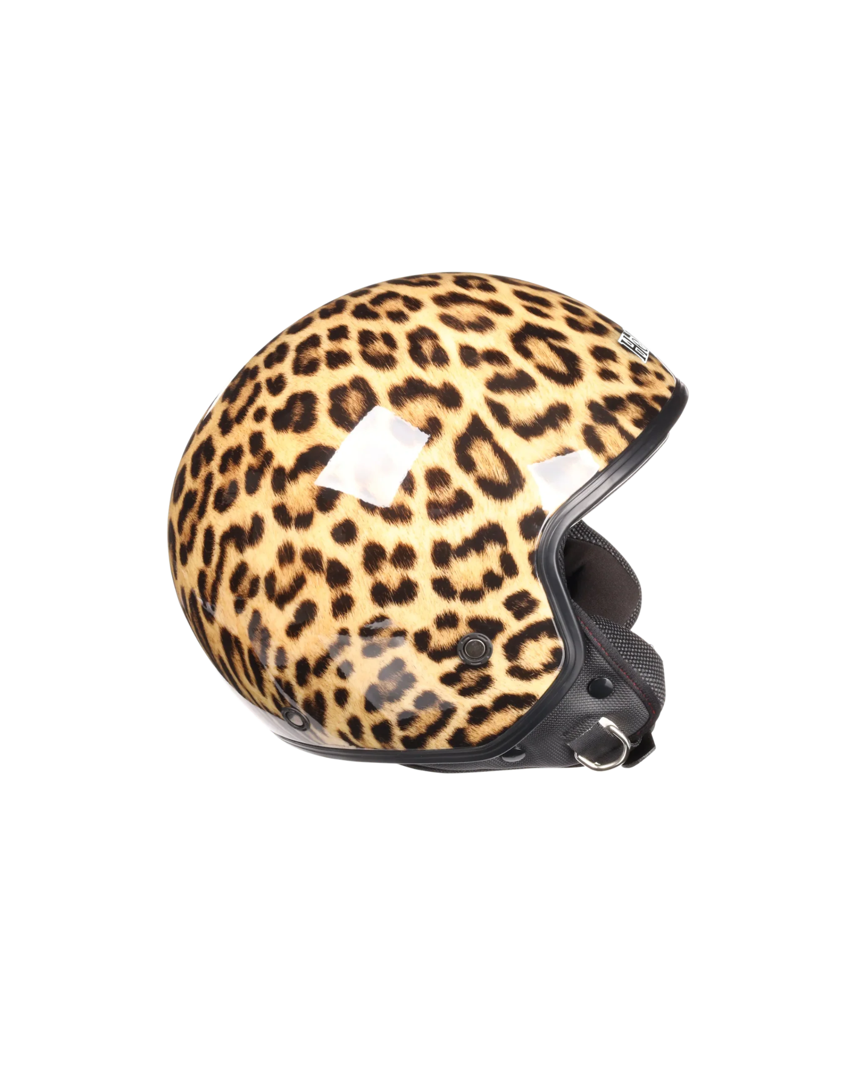 Scooterhelm Panterprint – Helmpie Scooterhelm Panterprint – Helmpie