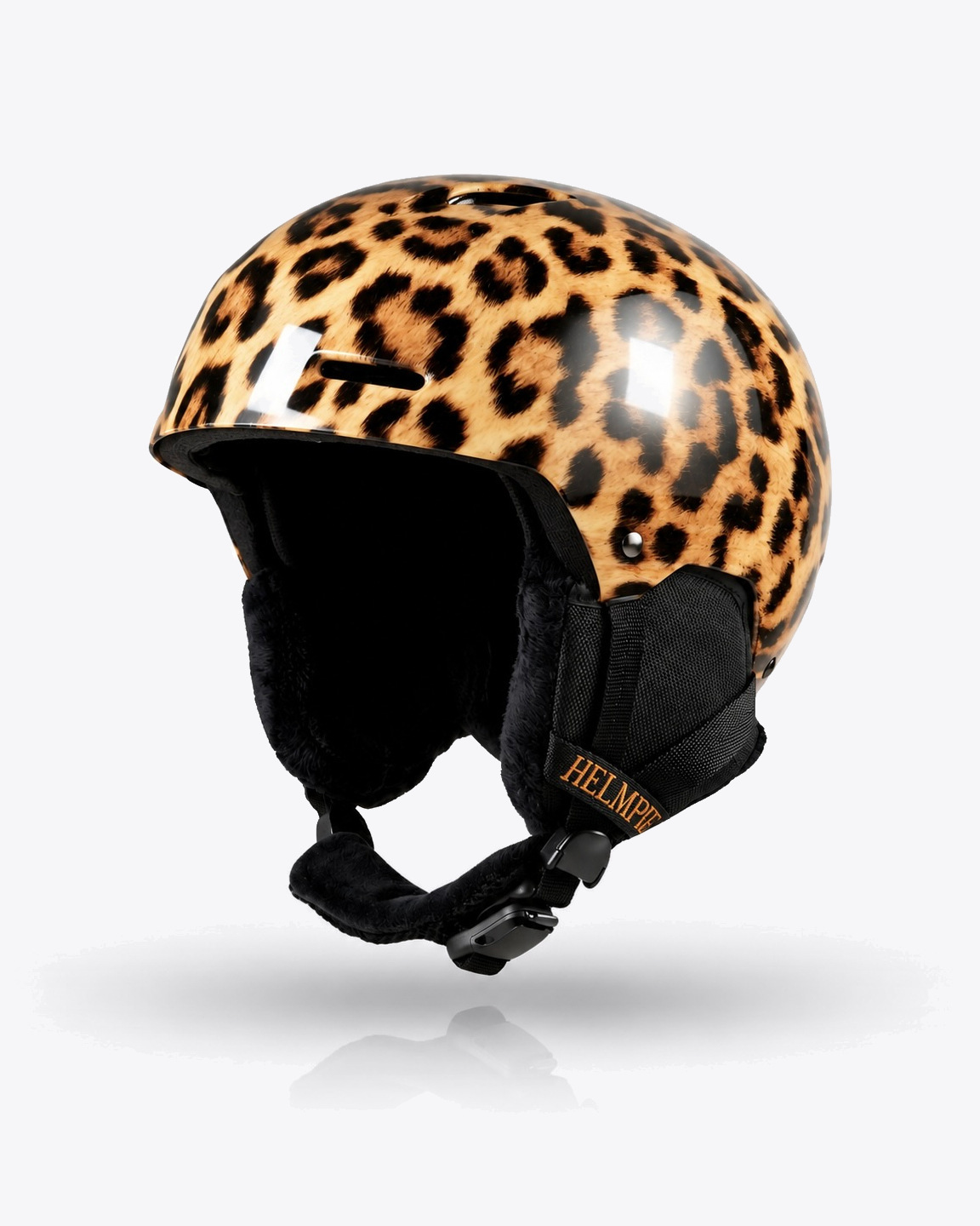 Leopard Ski Helmpie